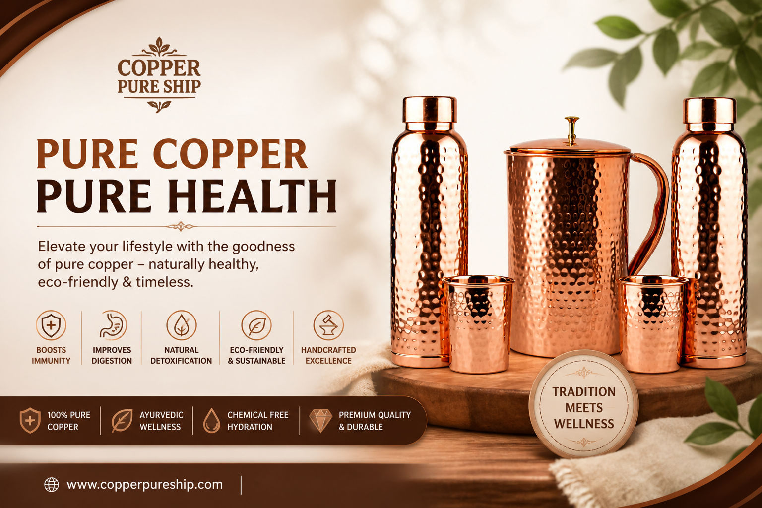 10 Proven Advantages of Drinking Water from a Pure Copper Bottle