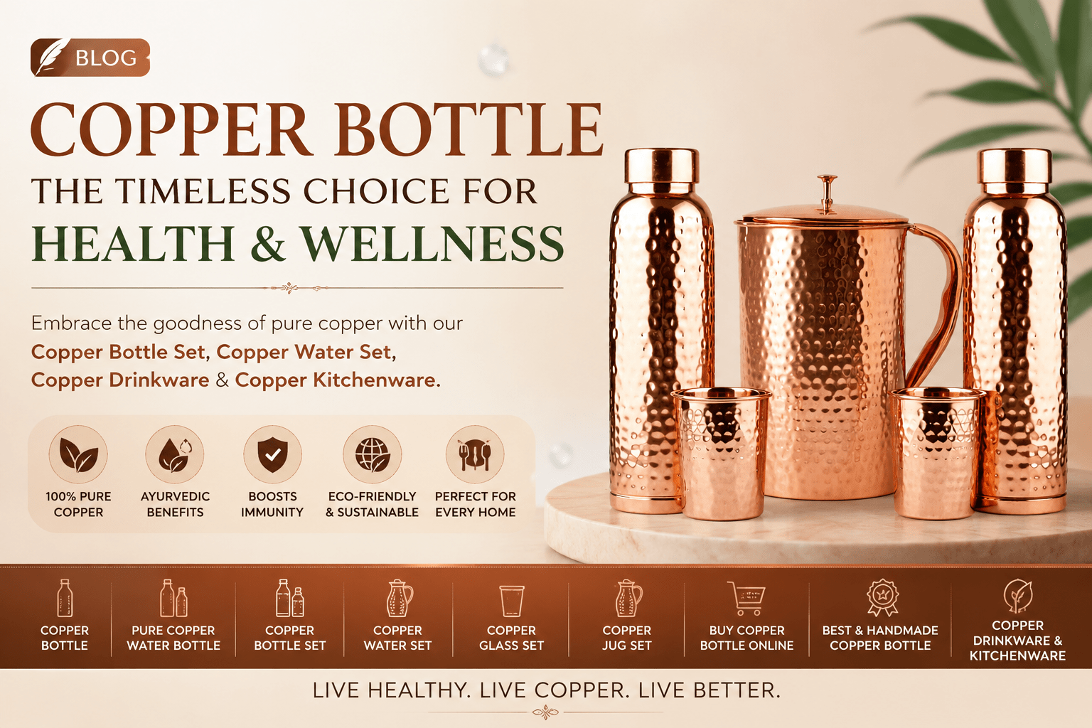 Copper Bottle: A Timeless Choice for Healthy and Sustainable Living - Copperpureship
