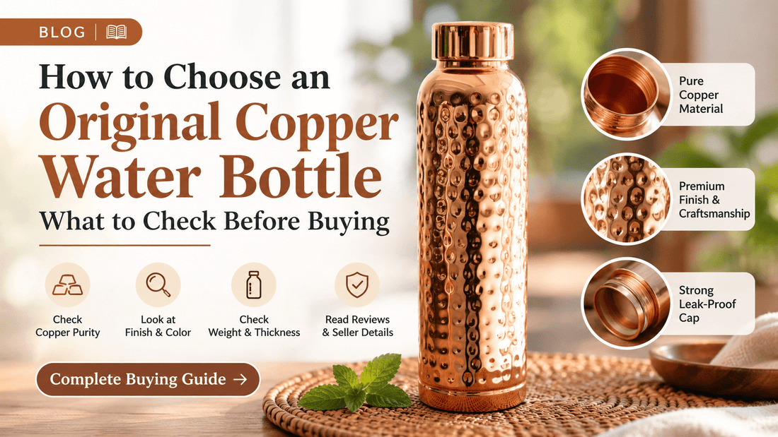 How to Choose an Original Copper Water Bottle: What to Check Before Buying - Copperpureship