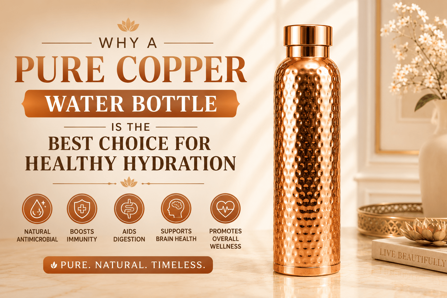 Why a Pure Copper Water Bottle Is the Best Choice for Healthy Hydrationc - Copperpureship