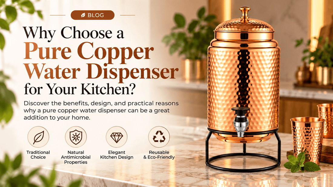 Why Choose a Pure Copper Water Dispenser for Your Kitchen? - Copperpureship