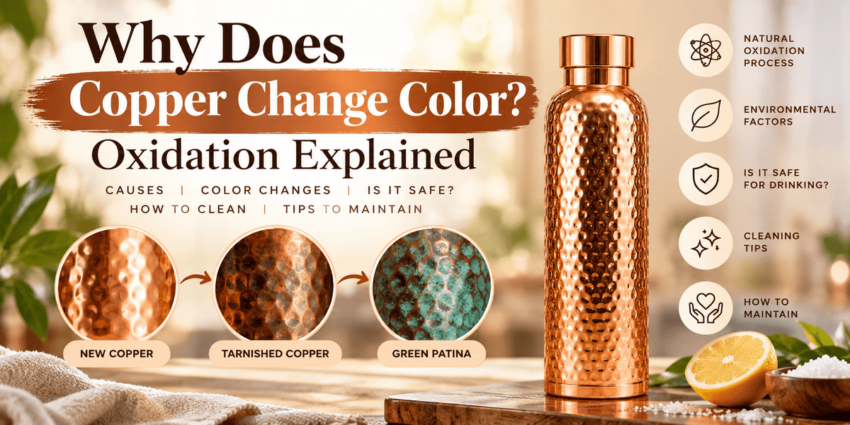 Why Does Copper Change Color? Oxidation Explained - Copperpureship