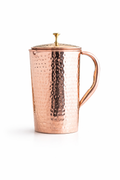 Hand-Hammered Copper Water Jug – 1.2L | CopperPureShip