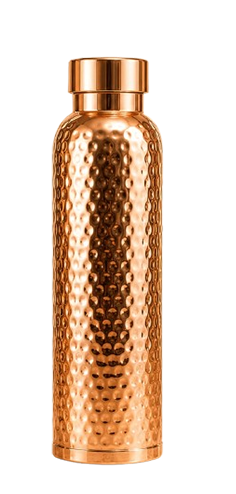 Hand hammered pure copper water bottle